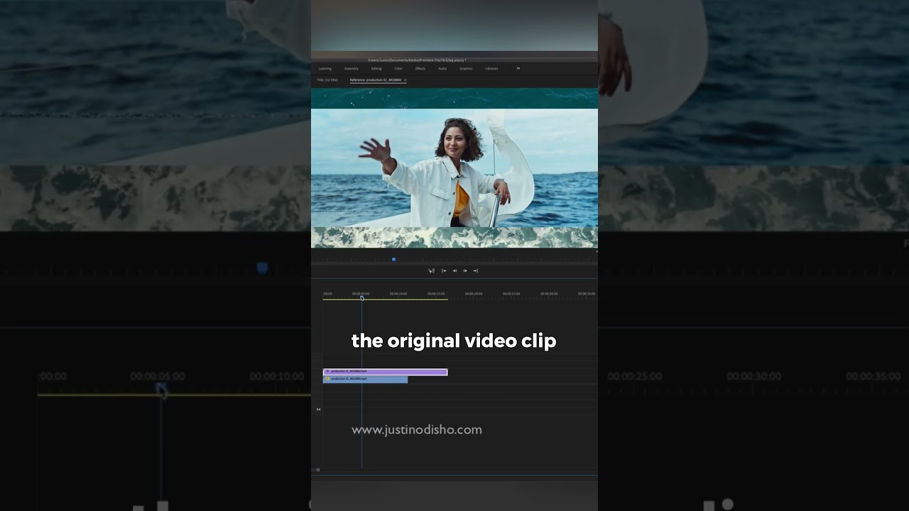 How to create a Video in Letterbox Frame for your Videos in Premiere Pro #adobe #tutorial