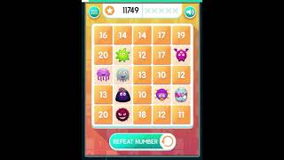 Juego para aprender los números en inglés. Bingo de números en inglés. Number Bingo 1-20. abcya.com screenshot 3