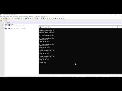 Perl-  unless Statement Example