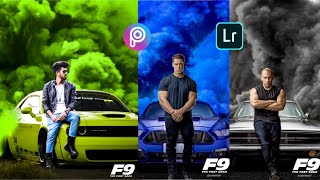 Fast & Furious 9 Poster Editing in Picsart | Lightroom Tutorial | EDGE Pictures | F9 screenshot 2