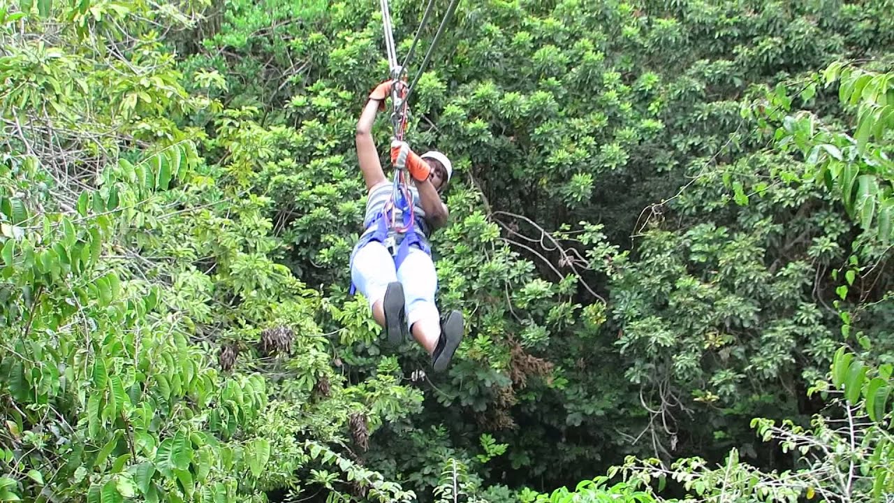 MSC Excursions Zipline Tour in Barbados, part 7 YouTube