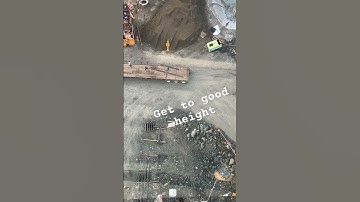 Unloading Rebar Truck! 🏗️ #towercrane #concrete #constructionequipment #construction #operator