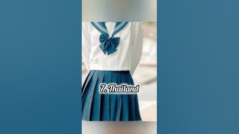10 seragam sekolah tercantik #pendek #sekolah