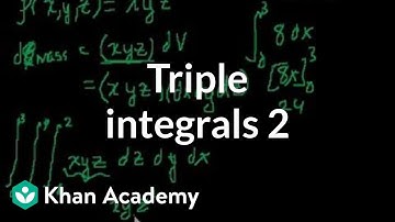 Triple integrals 2 | Double and triple integrals | Multivariable Calculus | Khan Academy