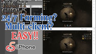 NIGHT CROWS 24/7 Farming and Multiple Accounts! PWEDE kahit naka off ung PC/Phone mo sa UGPhone