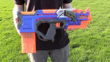 Nerf N-Strike Elite Crossbolt - Range Test (Stock)