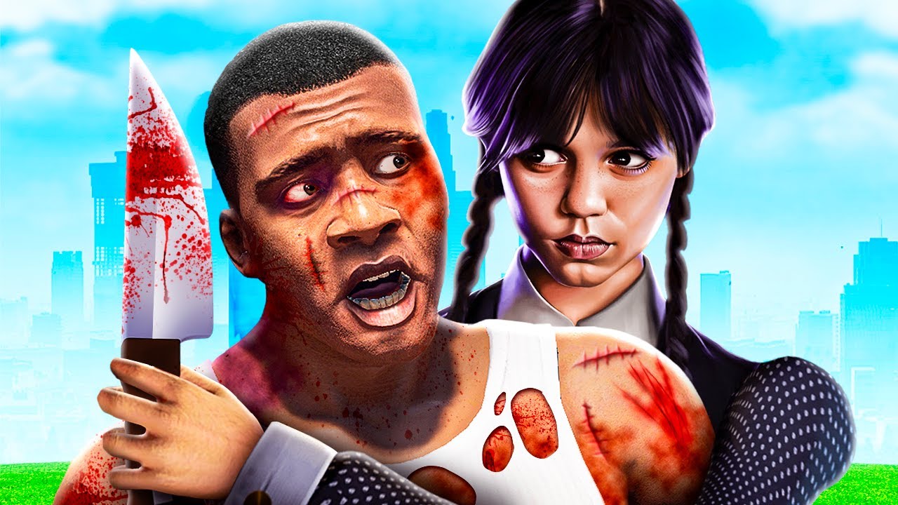 FRANKLIN Meets WEDNESDAY In GTA 5