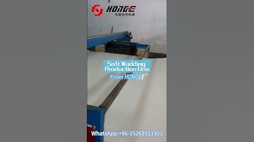 What is soft wadding production line?
