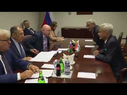 С.Лавров и С.Джайшанкар, Нью-Йорк, 25 сентября 2024 года