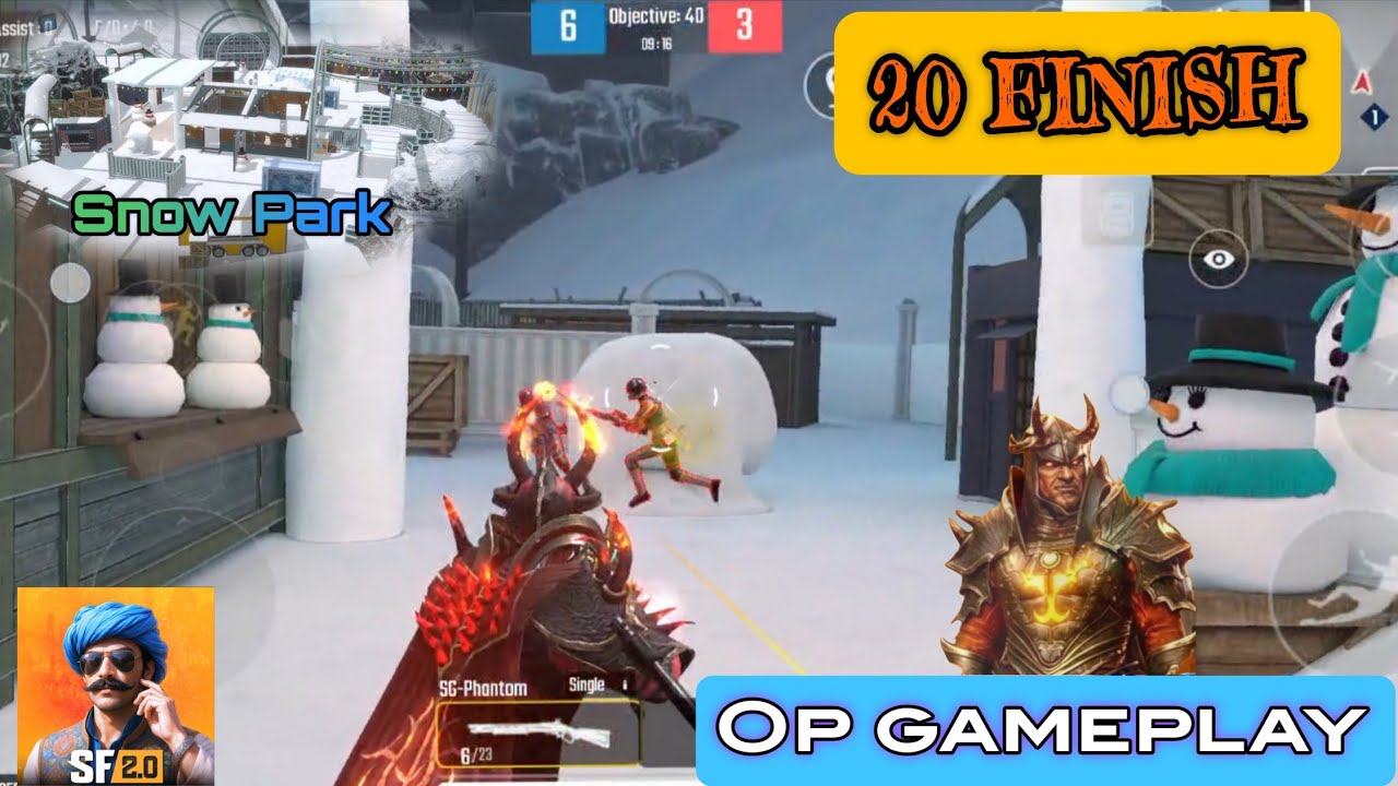 ScarFall 2.0 Snow Park Gameplay 🔥 Intense Fight & Cold Survival | Hindi Gameplay