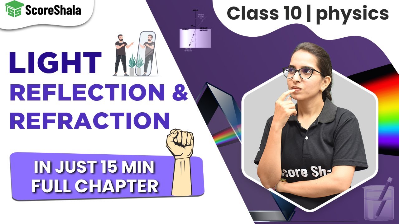 Light Reflection and Refraction Class 10 Science | Full Physics Chapter ...
