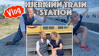 Visiting And Dancing At Hjerkinn Train Station - Sondre & Tanya Vlog