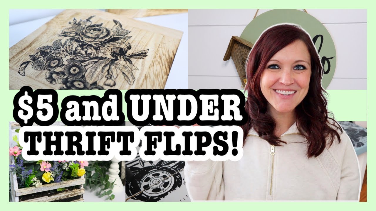 $5 and UNDER Thrift Flip DIY Makeovers | Trash to Treasure Home Decor ...