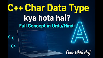 C++ Third Class for Beginners | Char Data Types in Dev C++  | Complete Basic Tutorial in Urdu/Hindi