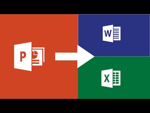 Embed PowerPoint into Excel and Word - YouTube