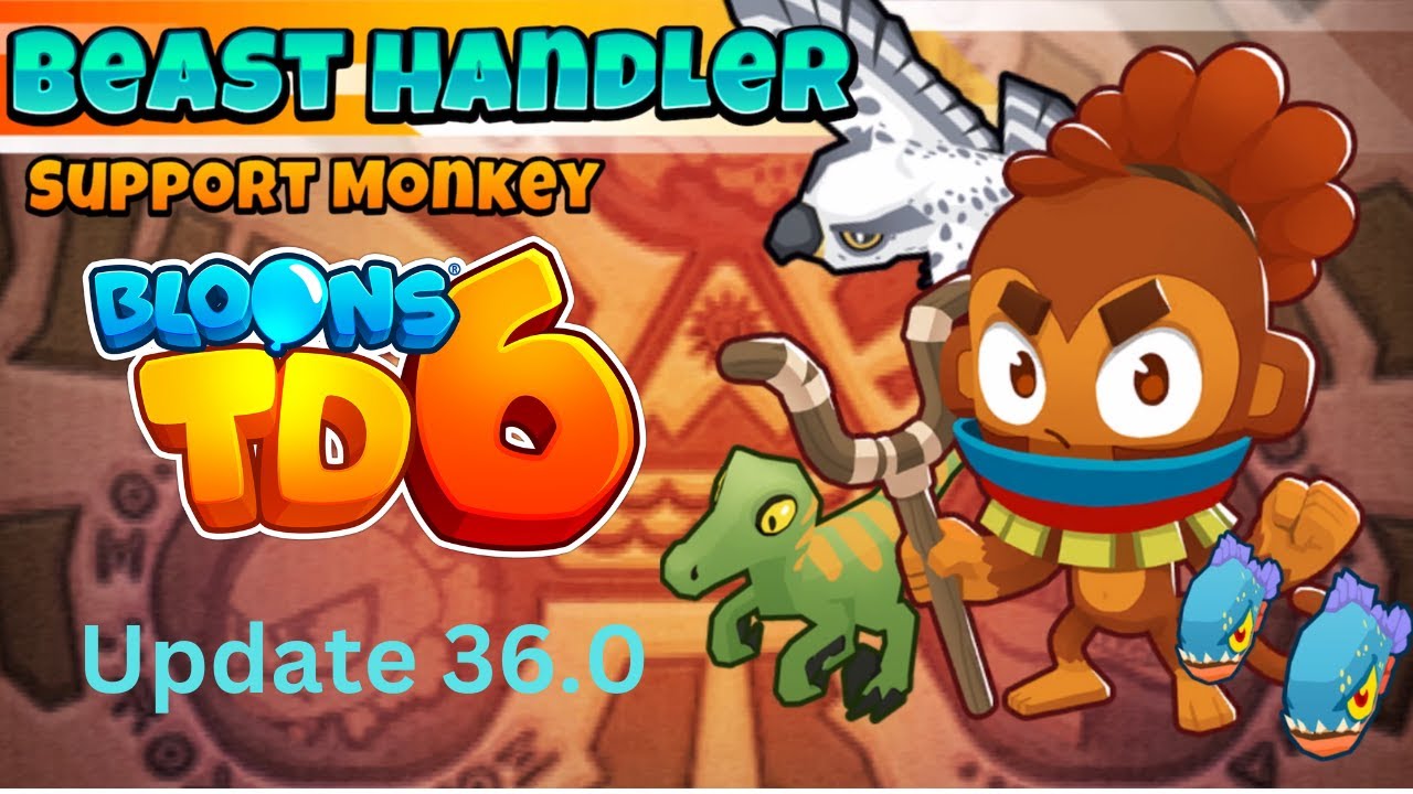 Update 36.0 is here! Unlocking the beast handler! | Bloons TD 6 - YouTube