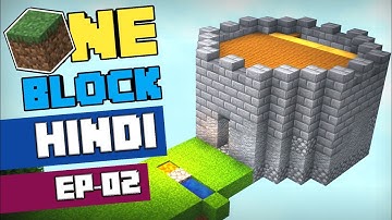 Cobblestone Generator and House! | One Block Skyblock Survival Ep 02
