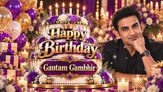 Happy Birthday Gautam Gambhir 🎂 | Soft & Peaceful Birthday Special Song ✨ screenshot 2