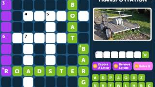 Crossword Quiz TRANSPORTATION Level 5 - Walkthrough