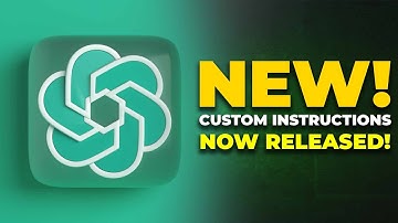 AI NEWS: ChatGPT Custom Instructions CHANGES Everything! (NOW RELEASED)