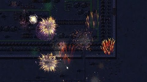 Factorio Mod - Firework Rocket 1.0 release
