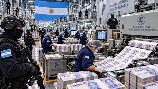 Au cœur de la fabrique secrète de monnaie en Argentine : comment les pesos sont imprimés