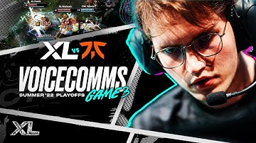 XL vs FNC Game 3 | FULL VoiceComms | 2022 LEC Summer Playoffs