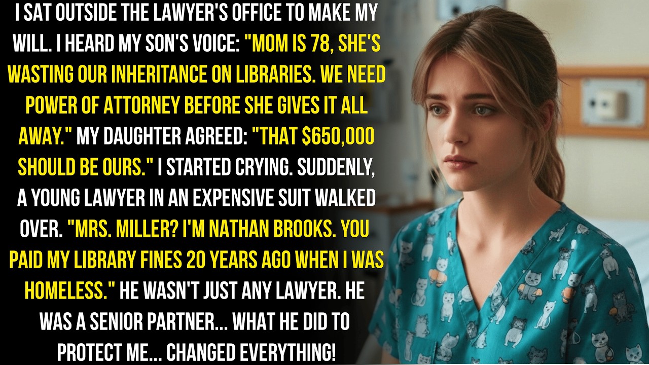 I Overheard My Kids Planning To Steal My Money At The Lawyer's Office. A Man Stopped Me. When...