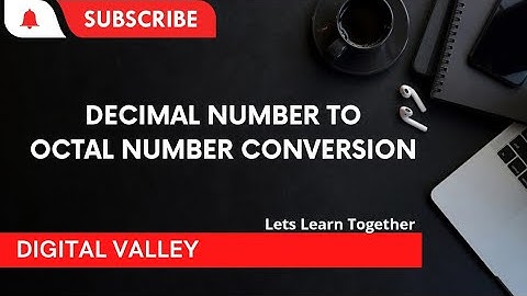 How to convert decimal number to octal number with solved examples #decimaltooctal