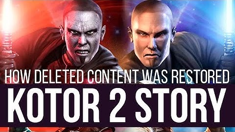 KOTOR 2 modding story - how deleted content was restored