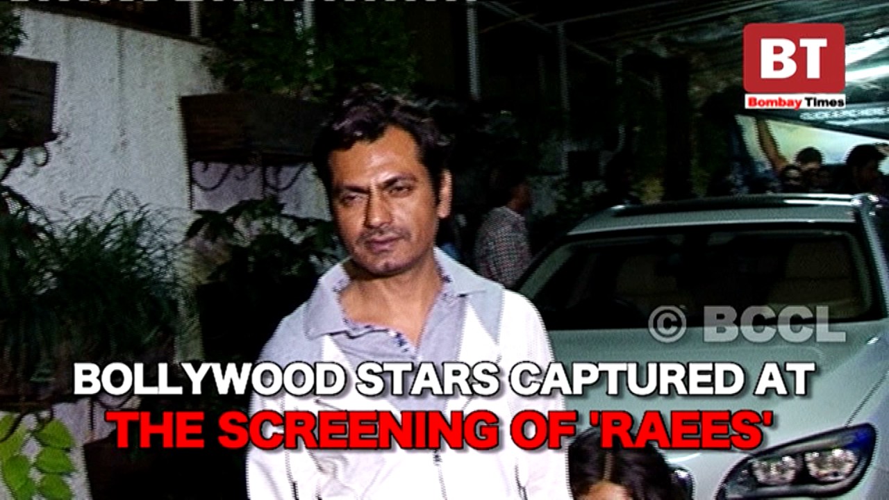 Shah Rukh Khan at the screening of 'Raees'