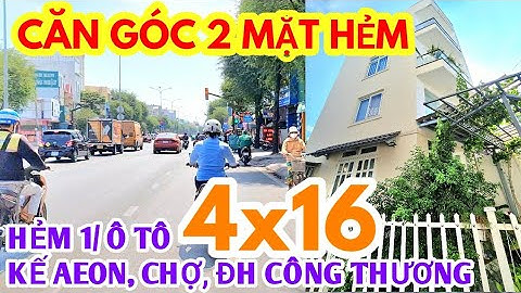Bán nhà đường Lê Trọng Tấn, Tân Phú, hẻm 1/ ô tô, sát mặt tiền, gần Aeon, chợ, trường ĐH Công Thương