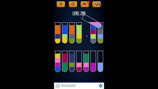 Water Sort Puzzle - Color Liquid Sorting Game Level 209 Solution