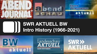 SWR AKTUELL BW Intro History (1966-2021) [alte Version]