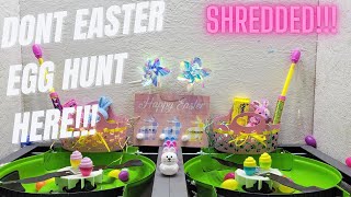 EASTER BASKETS VS. SHREDDING MACHINE!!! SATISFYING SHREDDING ASMR!!!