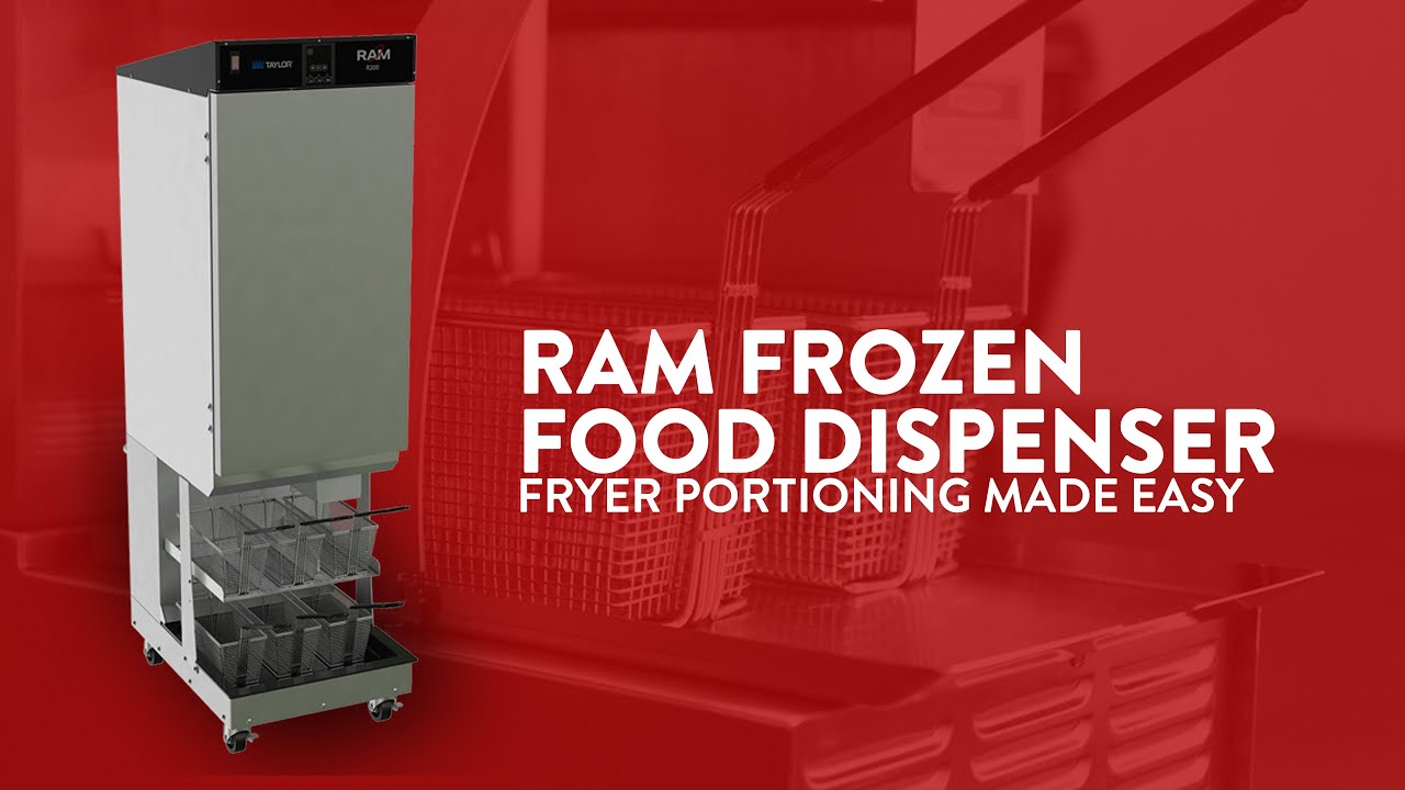 Taylor Ram R280 Taylor RAM: Fryer Portioning Made Easy - YouTube