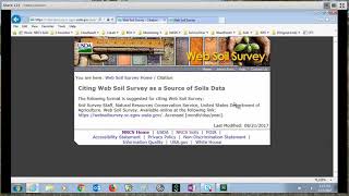 Web Soil Survey - Part 1: Application Access (2/2018) screenshot 3