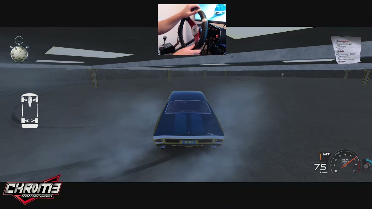 Driver 1 Car Park Interview Mission Re-Created In Assetto Corsa