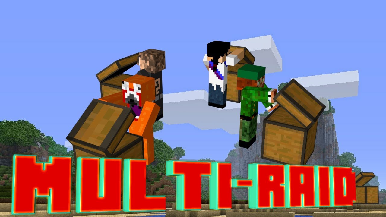 Minecraft: Raiding Multi-Raid! #3 - YouTube