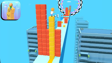 Cube Surfer Gameplay Walkthrough Part - 01 (iOS,Android) Tutorial Gameplay