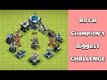 Max Royal Champion Vs Max Defense Formation | Clash of Clans Gameplay