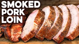 Juicy Smoked Whole Pork Loin