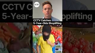 Five-year-olds caught shoplifting on CCTV #crime #ytshorts #keywitness #shoplifting #shorts