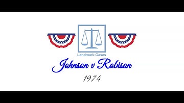 Johnson v Robison (1974)