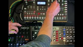 Dark Ambient Drone Jam 📼 | Analog Setup (Model D, A4, Digitakt) going full cosmic whales 🐋