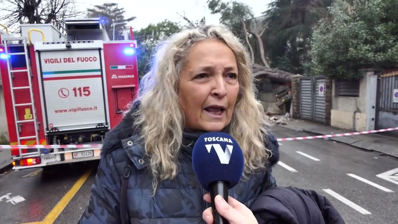 albero caduto Via Roma