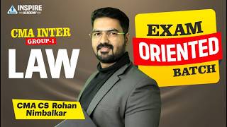CMA Inter Law | Lec 6 | Exam Oriented Revision Batch | June 2026 | CMA CS Rohan Nimbalkar #law