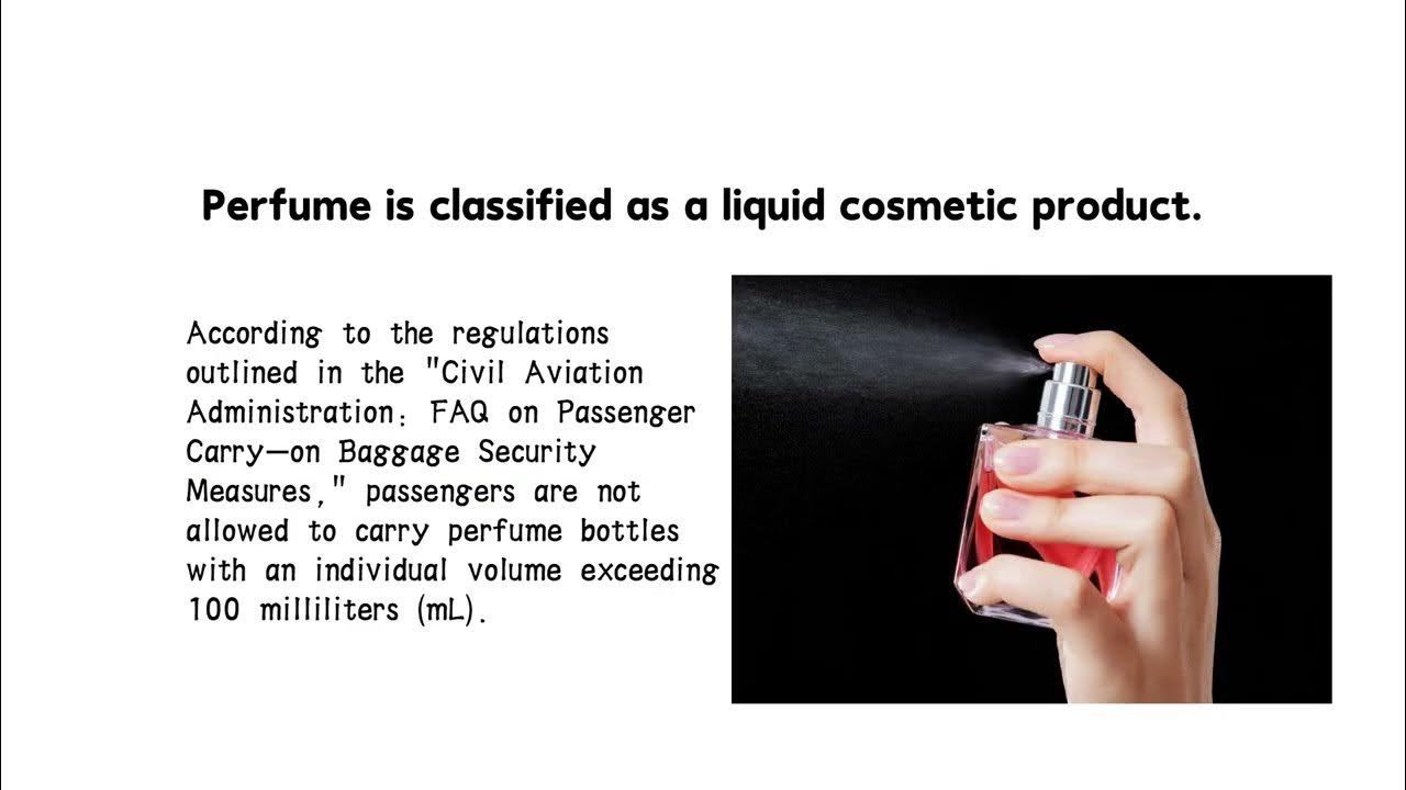Can perfume be brought on board an airplane? YouTube