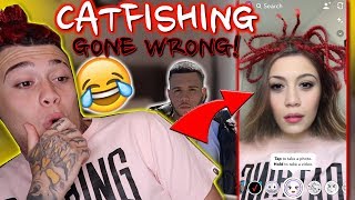 CATFISHING MY LITTLE BROTHER Using The Girl SNAPCHAT FILTER!! (GONE WRONG!)