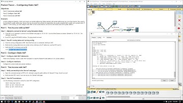 CCNA - 11.2.1.4 Packet Tracer-Configuring Static NAT